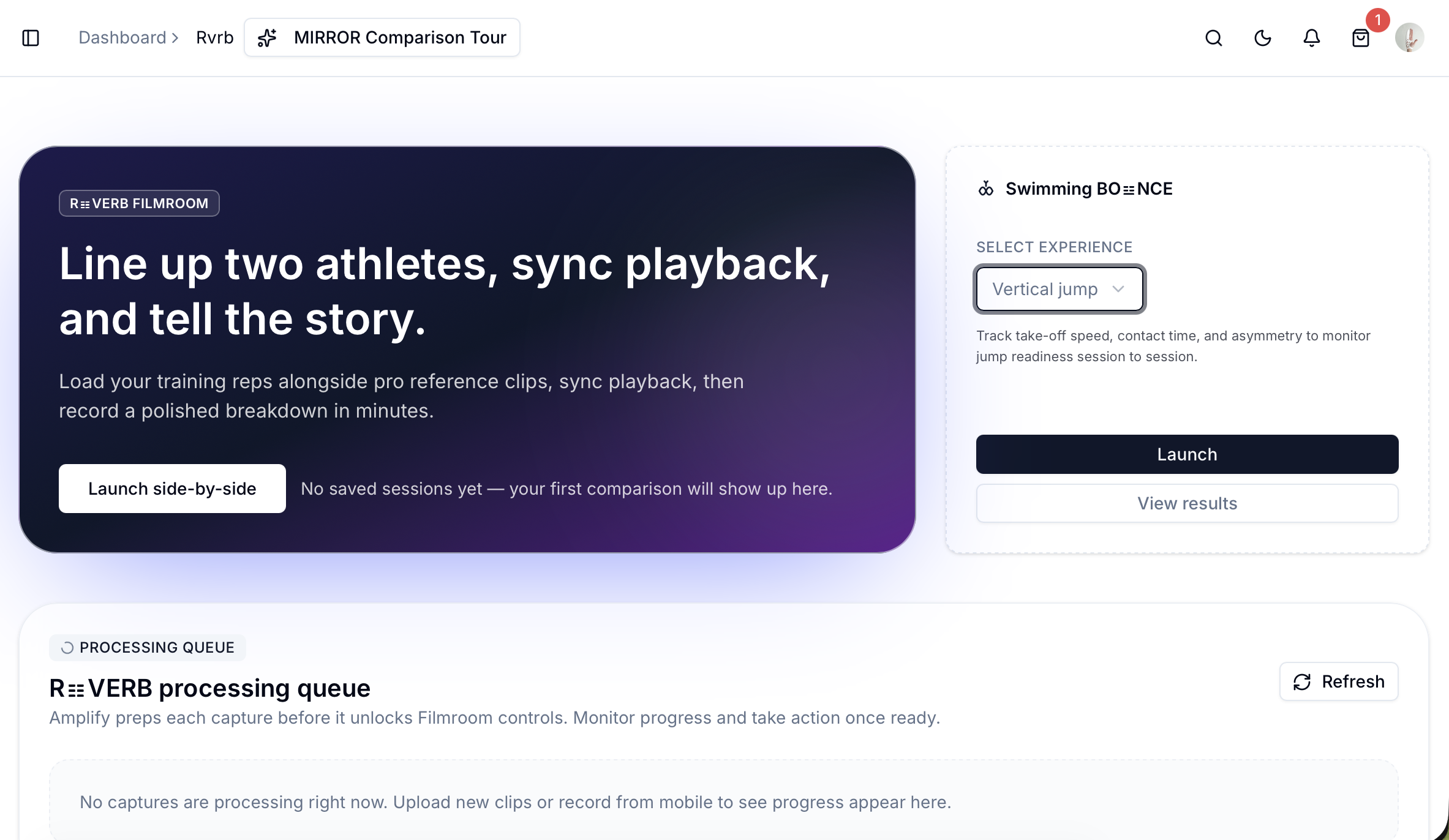 R☷VERB side-by-side comparison